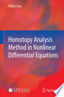 Homotopy Analysis Method in Nonlinear Differential Equations Book