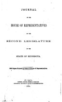 Journal of the House of Representatives, During the ... Session of the Legislature of the State of Minnesota