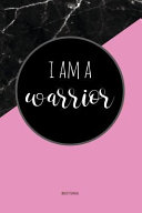 Anxiety Journal: Help Relieve Stress and Anxiety with This Prompted Anxiety Workbook in Pink and Black Marble Look with an I Am a Warri