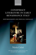 Conspiracy Literature in Early Renaissance Italy