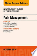 Pain Management  An Issue of Neurosurgery Clinics of North America  Book
