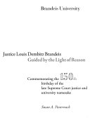 Justice Louis Dembitz Brandeis Book