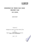 Chesapeake Bay Region Bald Eagle Recovery Plan, Draft Recovery Plan