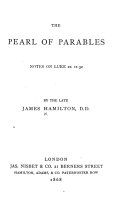 The Pearl of Parables. Notes on Luke XV. 11-32