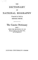 The Dictionary of National Biography  From the beginnings to 1900  being an epitome of the main work and its supplement