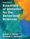 Essentials of Statistics for the Behavioral Science