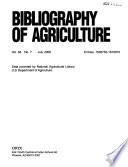 Bibliography of Agriculture with Subject Index
