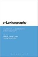 E-Lexicography