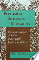 Ecological Resistance Movements Book