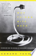 Why Things Bite Back PDF Book By Edward Tenner