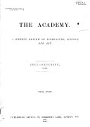 The Academy and Literature