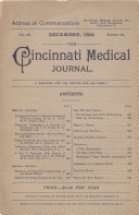 The Cincinnati Medical Journal