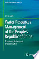 Water Resources Management of the People   s Republic of China Book