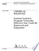 Chemical weapons Lessons Learned Program generally effective but could be improved and expanded.