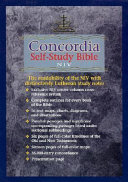 Concordia Self Study Bible NIV Book