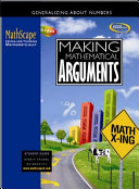 MathScape  Seeing and Thinking Mathematically  Course 2  Making Mathematical Arguments  Student Guide Book
