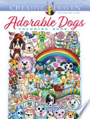 Creative Haven Adorable Dogs Coloring Book