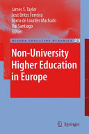 Non University Higher Education in Europe