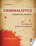 Criminalistics Laboratory Manual Book