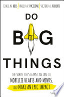 Do Big Things Book