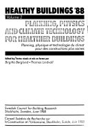 Healthy Buildings  88  Planning  physics  and climate technology for healthier buildings