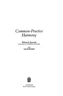 Common Practice Harmony