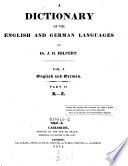 Englisch Deutsches und Deutsch Englisches W  rterbuch
