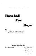 Baseball for Boys