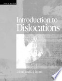 Introduction to Dislocations Book