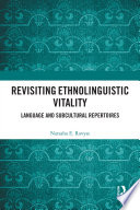Revisiting Ethnolinguistic Vitality Book