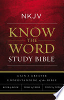 NKJV  Know The Word Study Bible  Red Letter