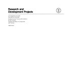 Research and Development Projects