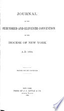 Journal of the     Annual Convention  Diocese of New York