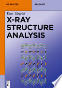 X Ray Structure Analysis