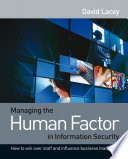Managing the Human Factor in Information Security Book