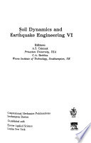 Soil Dynamics and Earthquake Engineering VI