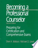 Becoming a Professional Counselor Book
