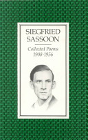 Siegfried Sassoon Books, Siegfried Sassoon poetry book