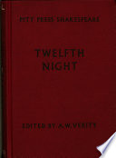 Twelfth Night  Or  What You Will Book