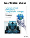 Cover of Fundamentals of Machine Component Design