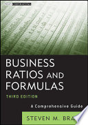 Business Ratios and Formulas Book
