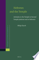 Hebrews and the Temple Book