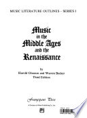 Music in the Middle Ages and the Renaissance Book