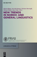 New Trends in Nordic and General Linguistics