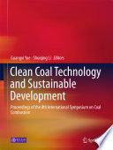 Clean Coal Technology and Sustainable Development Book