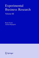 Experimental Business Research [Pdf/ePub] eBook