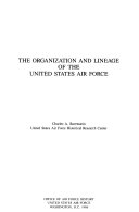 The organization and lineage of the United States Air Force Pdf/ePub eBook