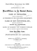 Post office Directory for 1866