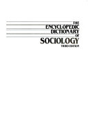 The Encyclopedic Dictionary Of Sociology