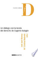 Book cover for UN DIALOGO CON LA TEORIA DEL DERECHO DE EUGENIO BULYGIN